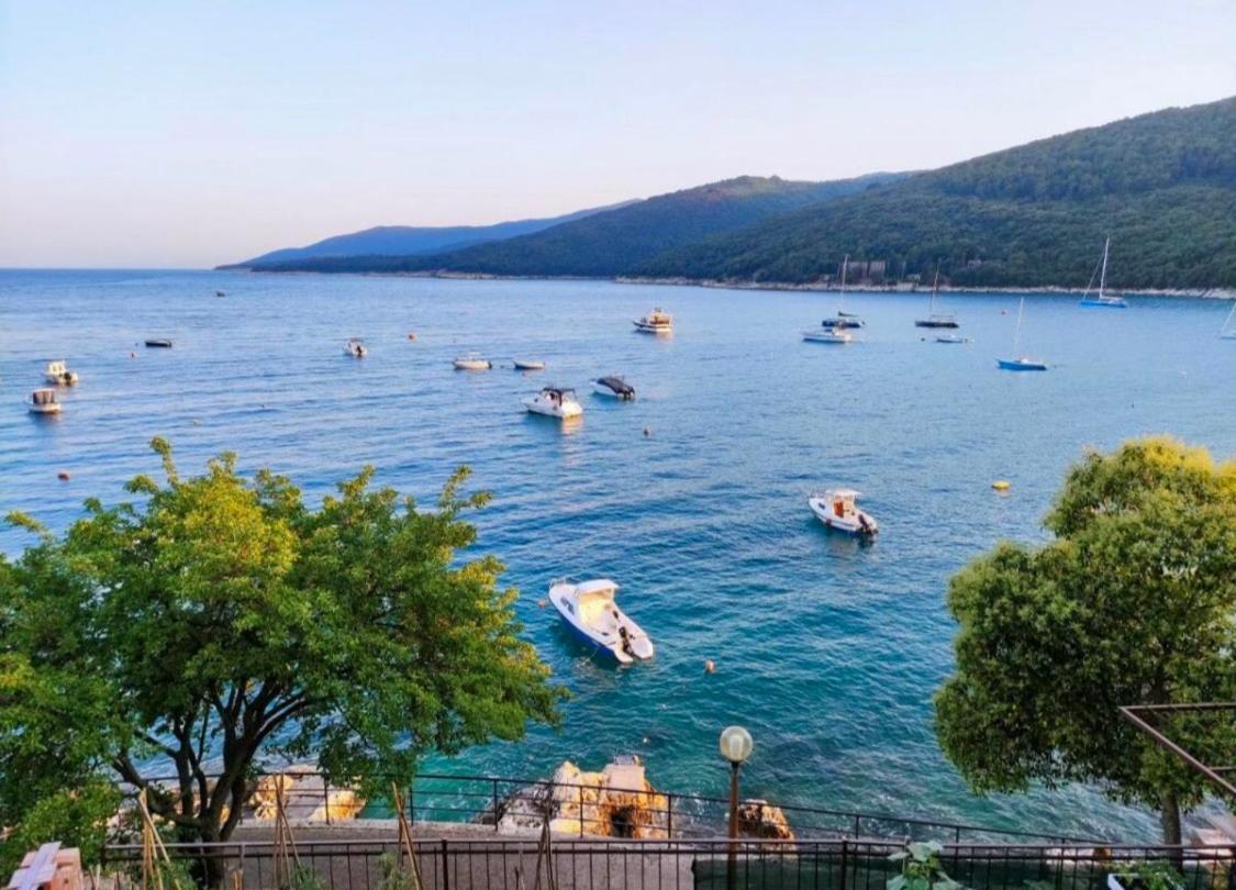 Seafront 2-Bedroom Apartment Nika - Rabac Bagian luar foto